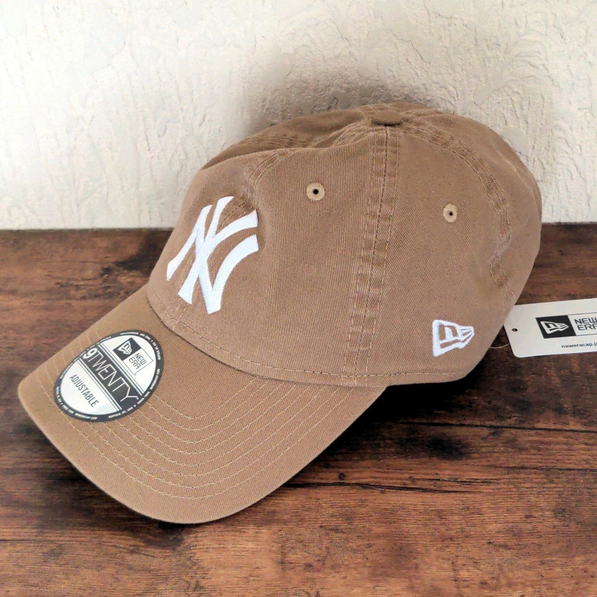  new goods unused New Era low cap beige 9twenty regular goods New York yan Keith NEW ERA Baseball cap khaki hat NY