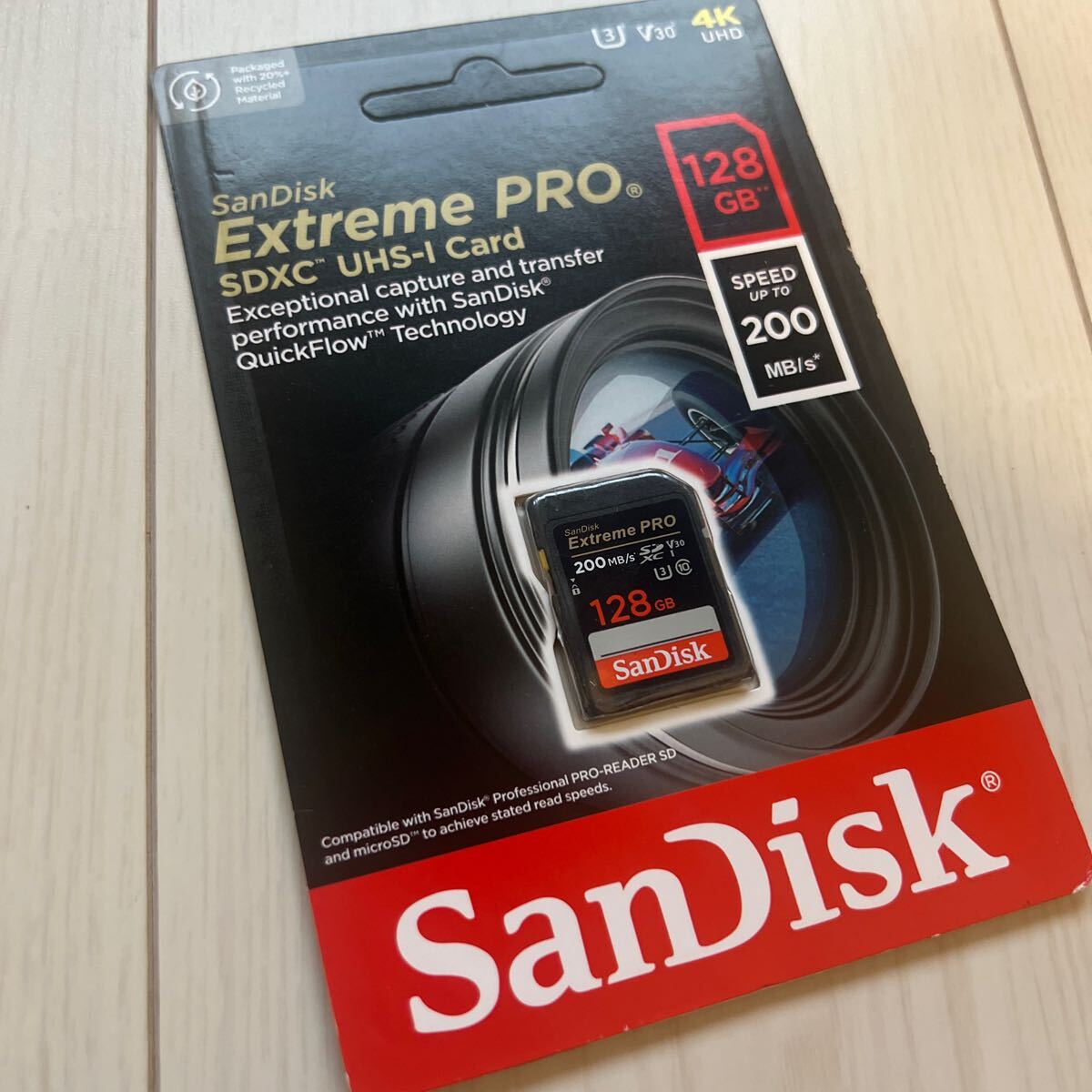 SanDisk (サンディスク) 128GB Extreme PRO UHS-I SDXC メモリーカード (200MB/s)
