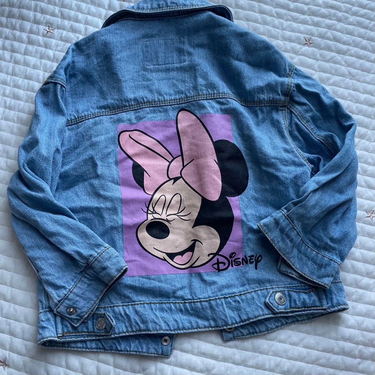 ZARA ザラ ベビー ディズニー ミニーマウス デニムジャケット 4 ZARA ザラ ベビー ディズニー ミニーマウス デニムジャケット 4