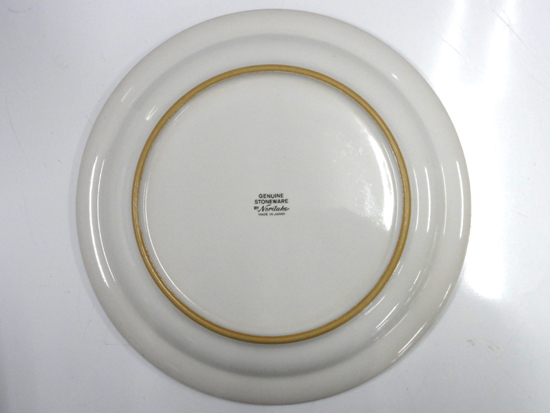 Noritake STONEWARE 23cm プレート 4枚セット ノリタケ フラワー デイジー 盛皿 取皿 北欧 札幌市 中央区_画像3