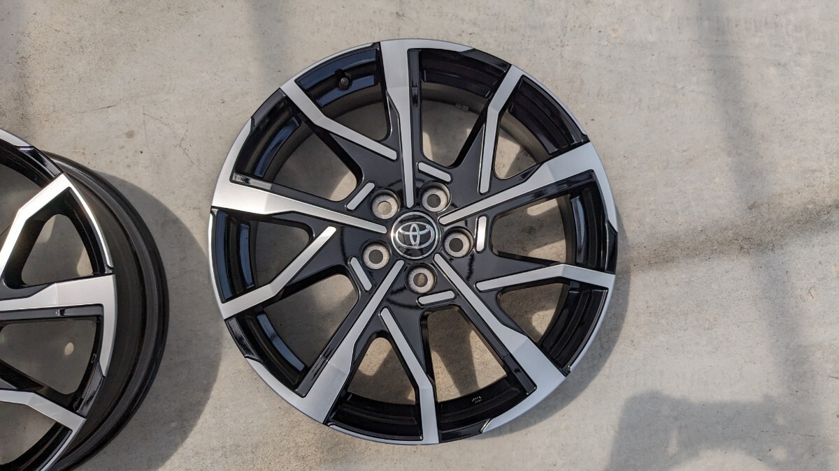 60系プリウスPHEV 純正ホイール 新車外し 美品 19インチ 6 5J 60系プリウスPHEV 純正ホイール 新車外し 美品 19インチ 6 5J