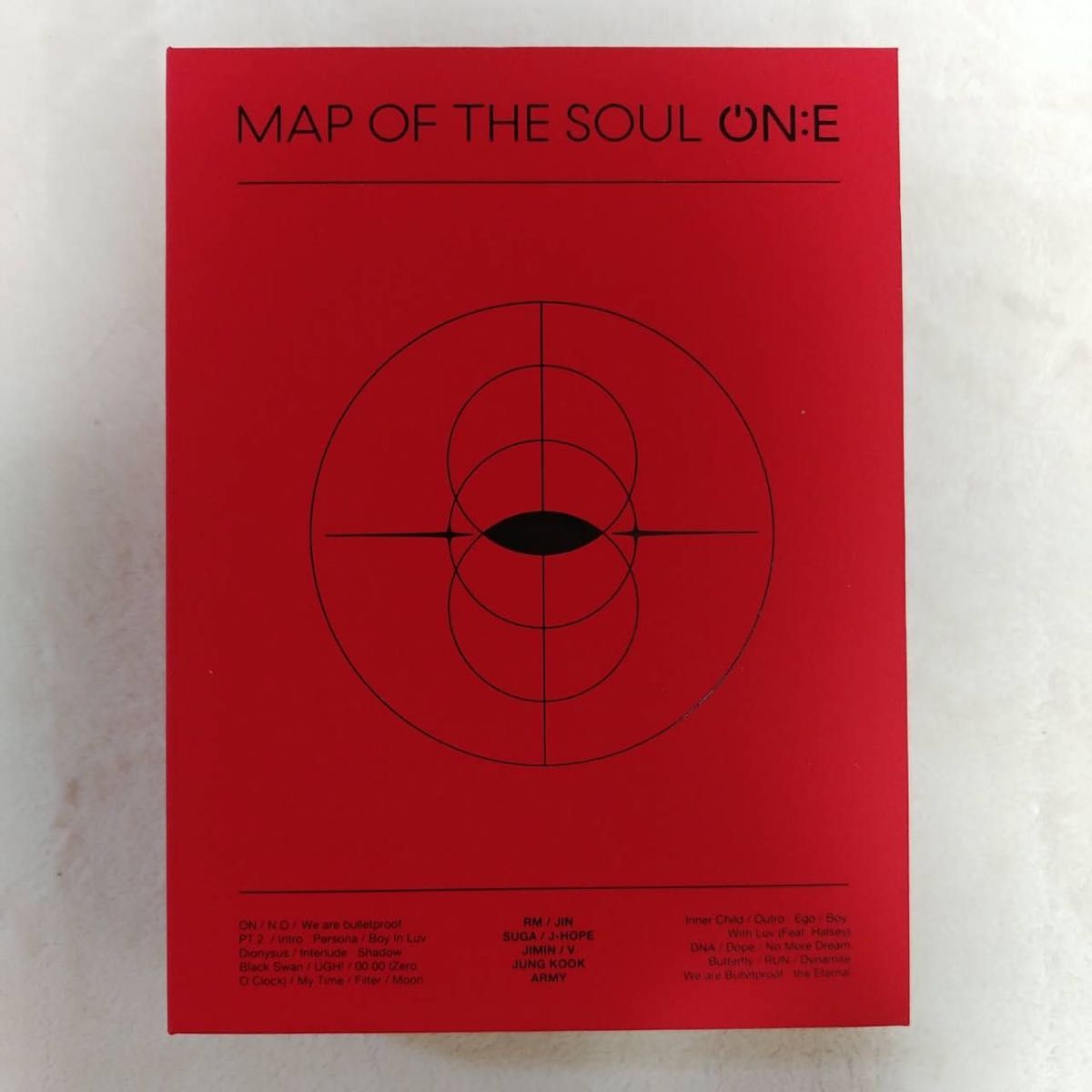 BTS MAP OF THE SOUL ON:E DVD