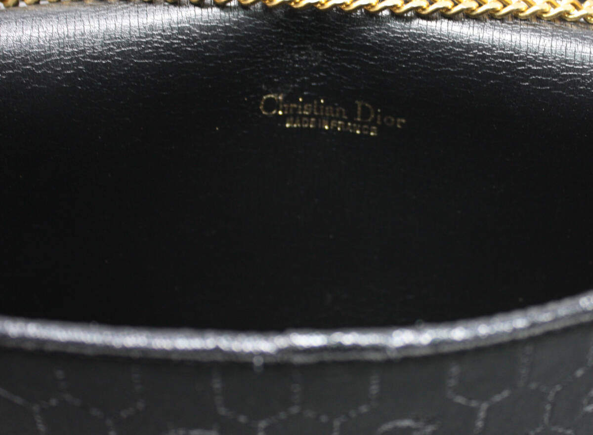 ◎美品◇ Christian Dior ディオール ハニカム チェーン ショルダーバッグの画像5