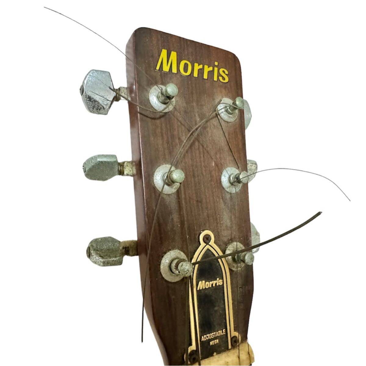 1円〜 売り切り Morris モーリス W-35 縦ロゴ アコースティックギター ギター アコギ 弦楽器 同梱不可 【L1083】_画像4