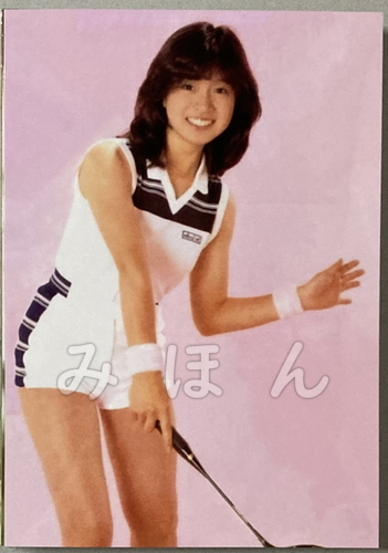 * Nakamori Akina Showa era idol L stamp photograph 50 pieces set 