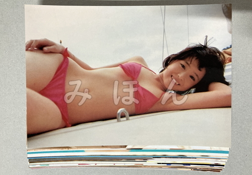 * Matsuda Seiko A Showa идол L штамп фотография 50 шт. комплект 