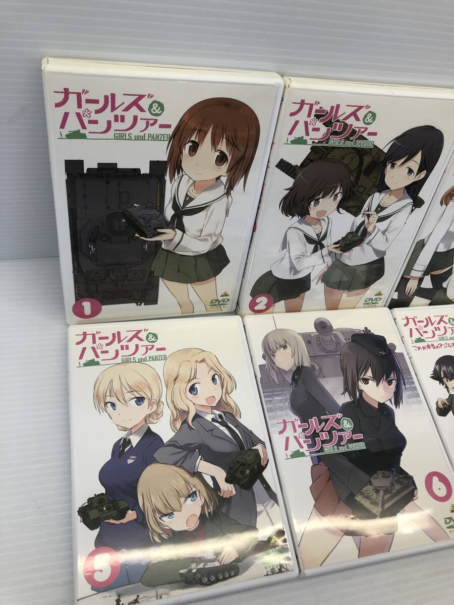 ◆BANDAI ガールズ＆パンツァーTV版 DVD全6巻+OVA・劇場版DVD 中古品◆_画像2