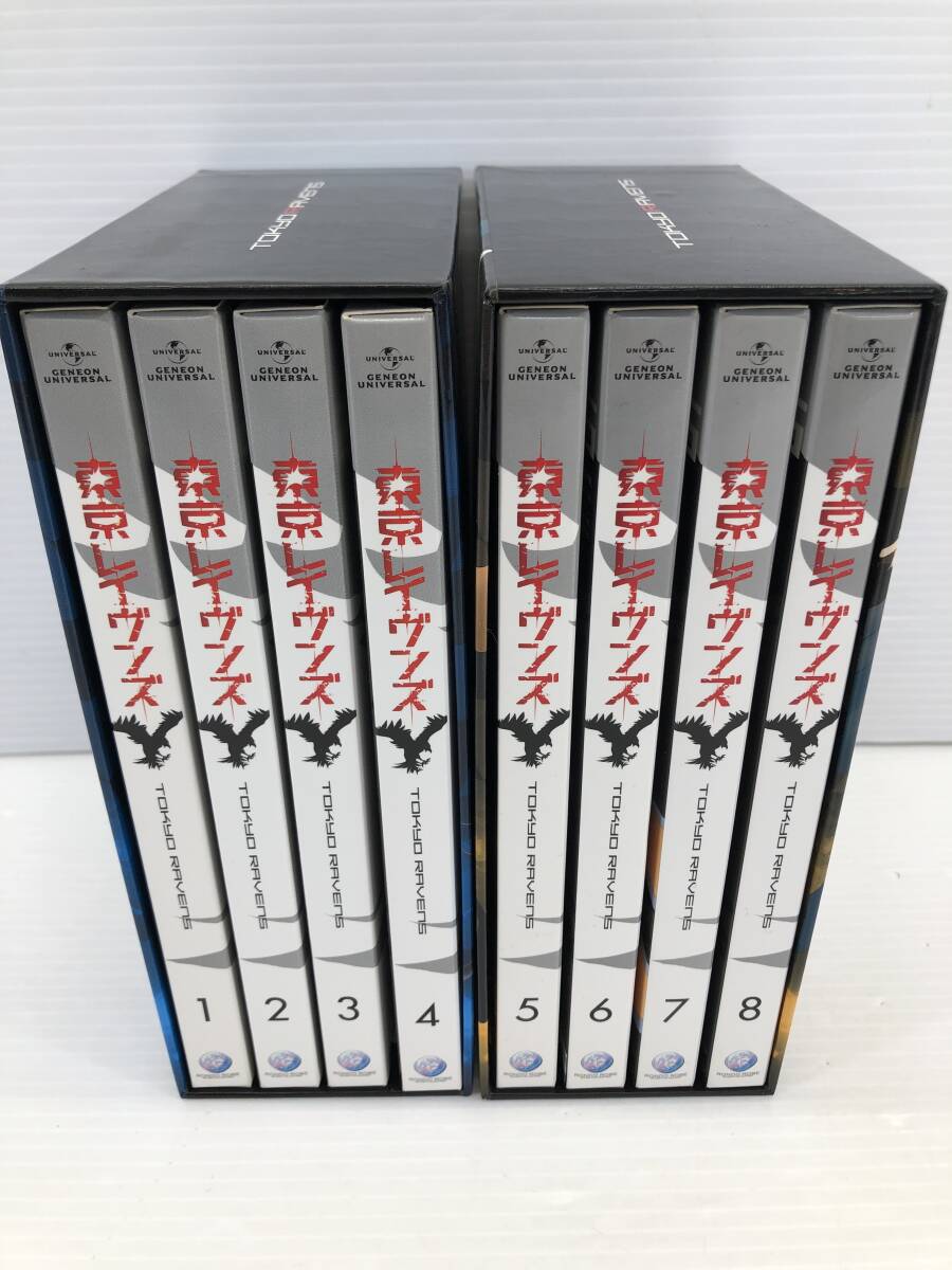 ◆ 東京レイヴンズ DVD BOX 1～8巻 特典なし USED◆_画像2