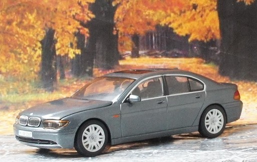  дилер специальный заказ 1/43 2001 BMW 7 серии 745 E65 4 поколения более ранняя модель металлик серый Minichamps Minichamps PMA бесплатная доставка 