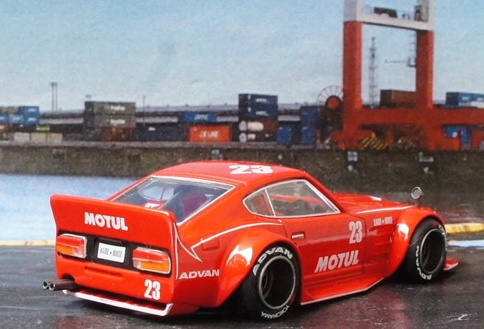 Mini GT 1/64 1971 日産 フェアレディ Z #23 モチュール Z V2 S30 初代前期型 Motul 街道ハウス Kaido House カイドー ハウス 送料無料_画像5