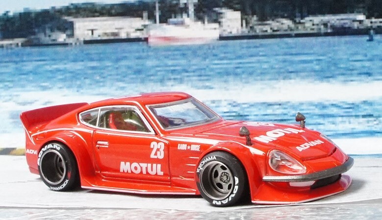 Mini GT 1/64 1971 日産 フェアレディ Z #23 モチュール Z V2 S30 初代前期型 Motul 街道ハウス Kaido House カイドー ハウス 送料無料_画像2