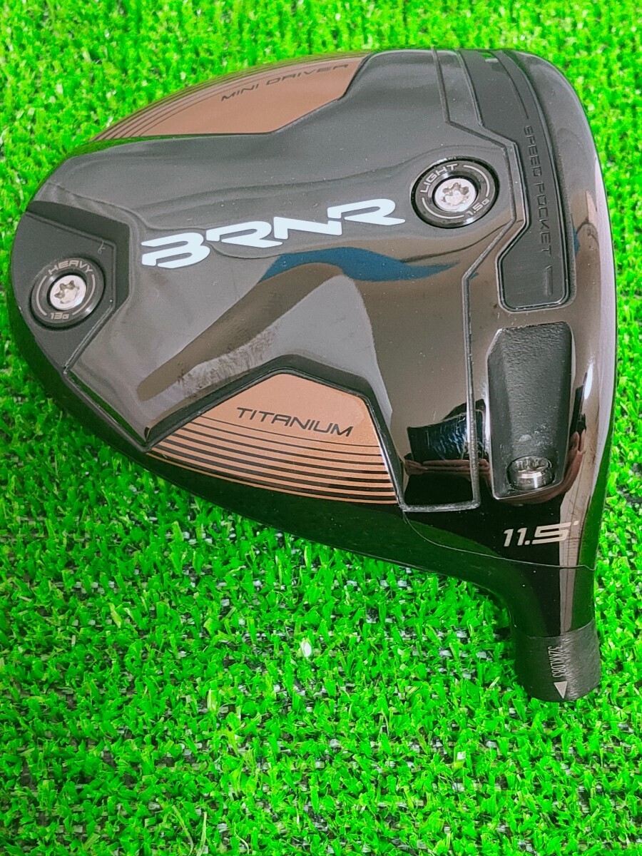 TaylorMade テーラーメイド BRNR MINI DRIVER バーナーミニドライバー 11 5° 11 5度 ヘッド単品 ヘッドカバー付き (DH589)| TaylorMade テーラーメイド BRNR MINI DRIVER バーナーミニドライバー 11 5° 11 5度 ヘッド単品 ヘッドカバー付き (DH589)|