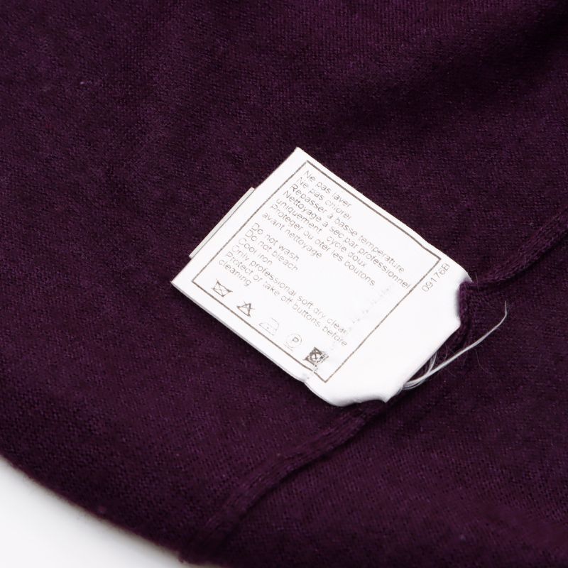  Chanel CHANEL cardigan 1999 year purple 