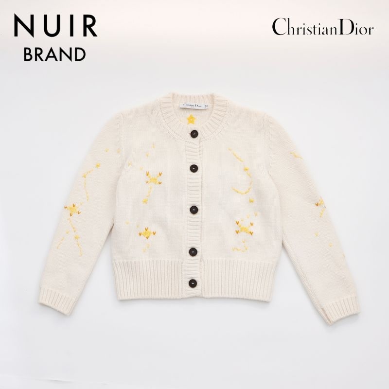 クリスチャンディオール Christian Dior カーディガン ホワイト_画像1