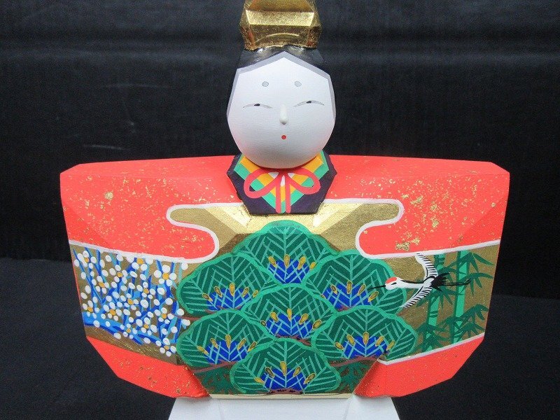 ◆横浜古物◆ 一刀彫 雛人形 神泉刀の画像9