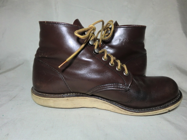 No.153 RED WING 8165 ブラウンプレーントゥ 7D_画像3