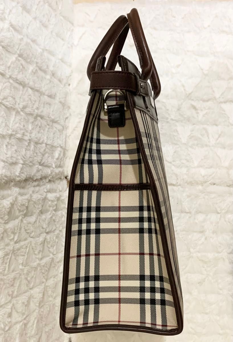 BURBERRY  バーバリー　 ノバチェック　2WAY ハンドバッグ　ショルダーバッグ　ビジネスバッグ