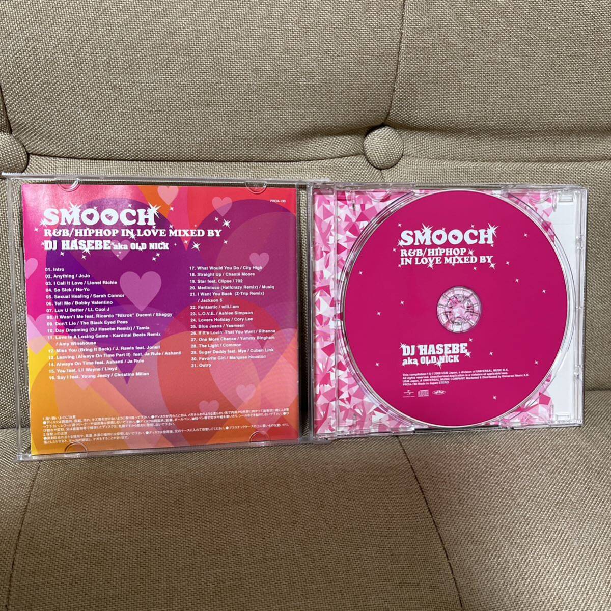 【DJ HASEBE aka OLD NICK】SMOOCH - HIPHOP / R&B IN LOVE【MIX CD】【廃盤】【送料無料】_画像2