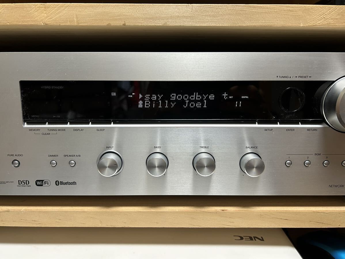 【完動品】ONKYO プリメインアンプ ネットワークレシーバー TX−8150 リモコン AMFMアンテナ 取説付き外箱有りの画像1