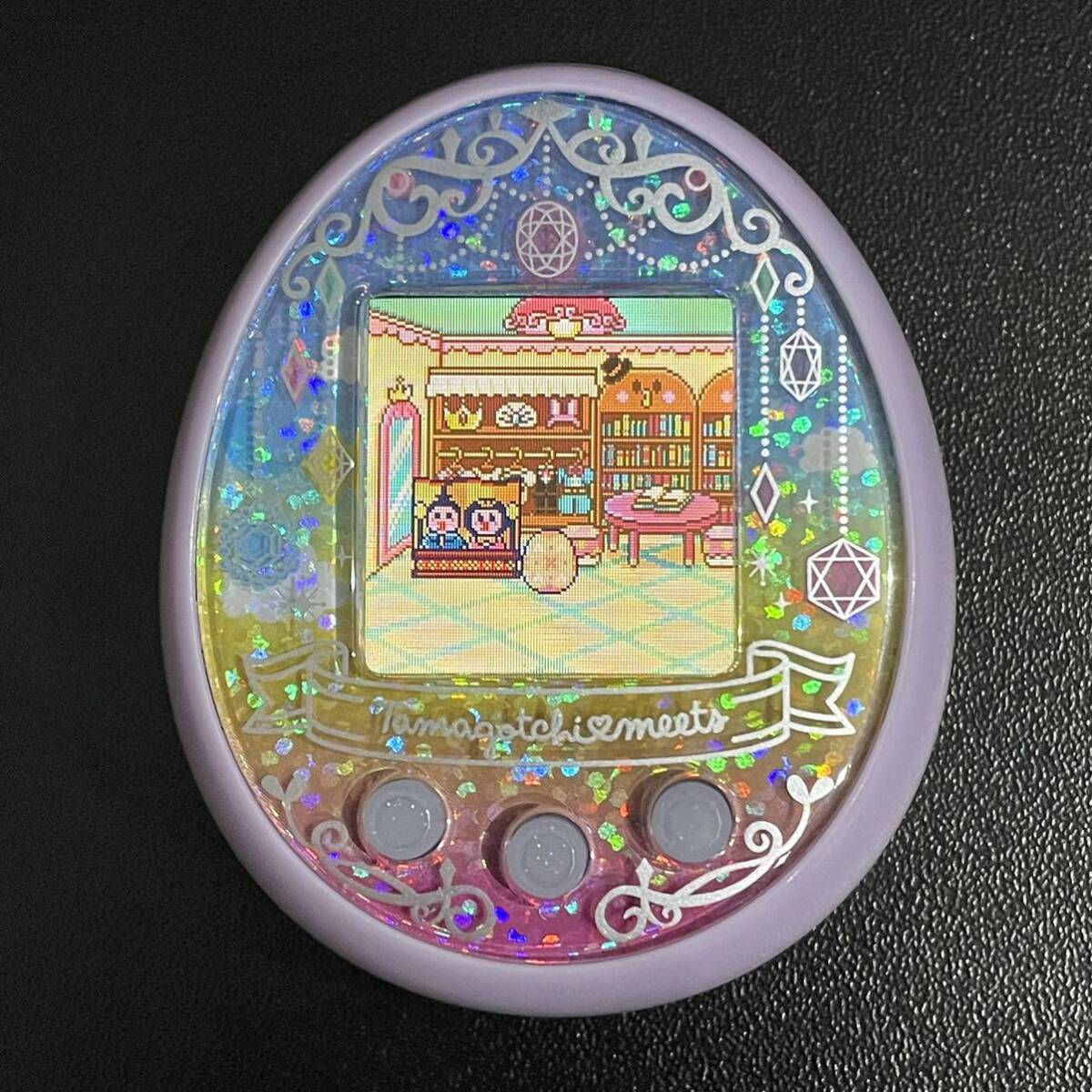 動作確認済み たまごっちみーつ ファンタジーみーつ　紫色 パープル Fantasy たまごっち BANDAI バンダイ Tamagotchi meets _画像1