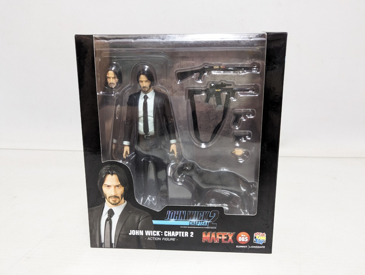 ■美品 メディコムトイ MAFEX No.85 JOHN WICK CHAPTER2 ジョン・ウィック アクション フィギュア ■の画像1