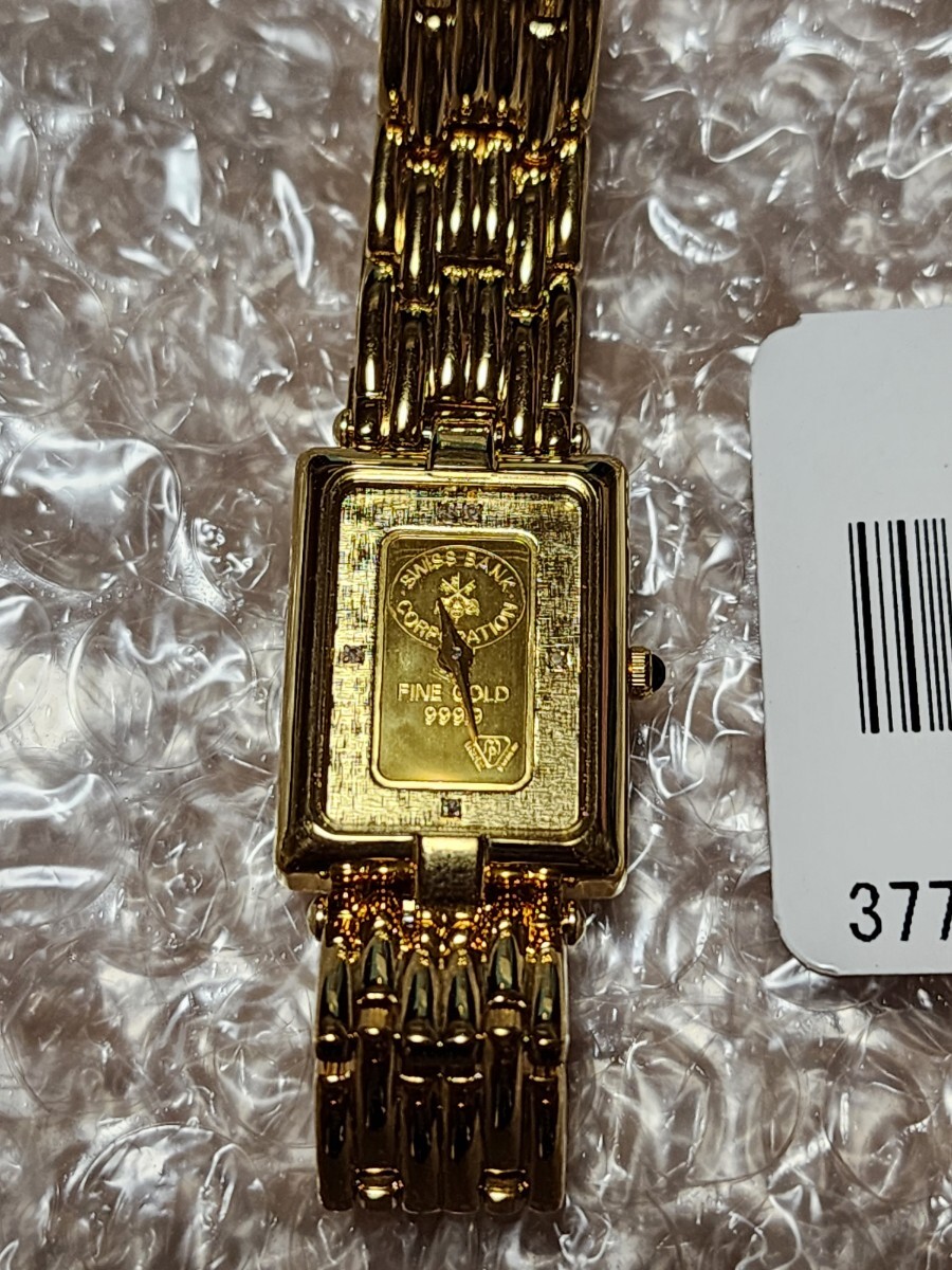 ELGIN(エルジン) / 腕時計 / - / 型番FK-578 / K24YG / K24インゴット入り　999.9 GOLD swissbank_画像2