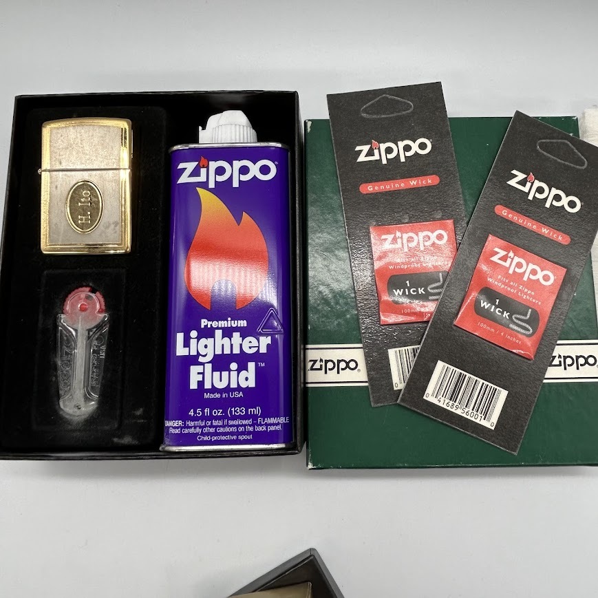 【J-16】ZIPPO ジッポ 未使用有 MYSTERIES OF THE Forest Zippo’ｓ 1995 Collectible DDS CRT Eng. TROUT GGB社長サイン 着火未確認の画像4
