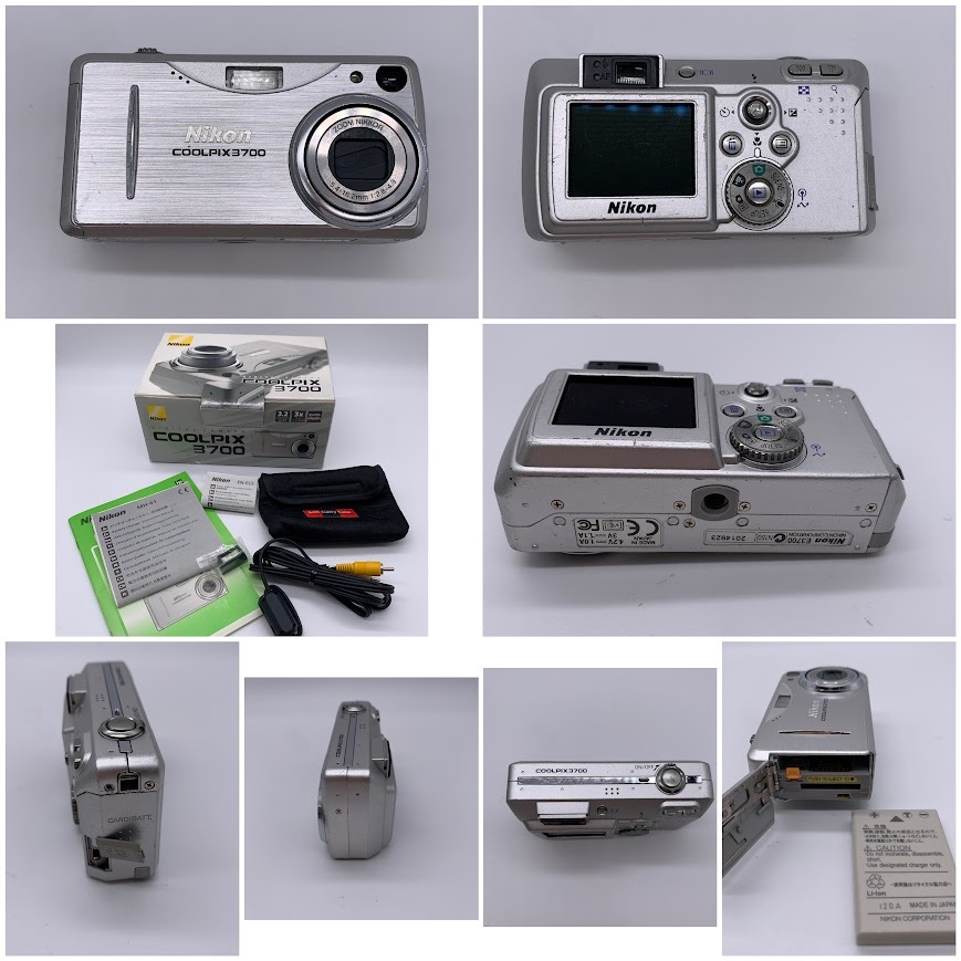【K-40】デジタルカメラ まとめ売り　Canon IXY DIGITAL55 DIGITAL810IS Nikon COOLPIX 3700 FUJIFILM FinePix SONY Cyber-shot 現状品_画像7