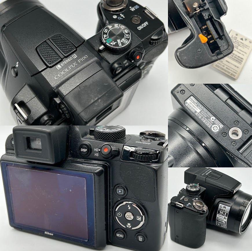 【J-12】　デジタルカメラ　FUJIFILM　富士フィルム　Fine Pix S 1200　Nikon　ニコン　COOLPIX P100　フィルムカメラ　Canon　IXY　現状品_画像5