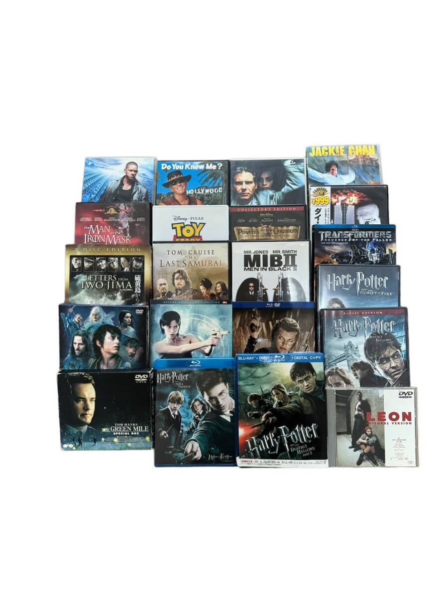 1 jpy start set sale 21 sheets Blu-ray DVD movie Western films Harry Potter Vaio hazard jack - changer Tom * cruise Johnny *tep