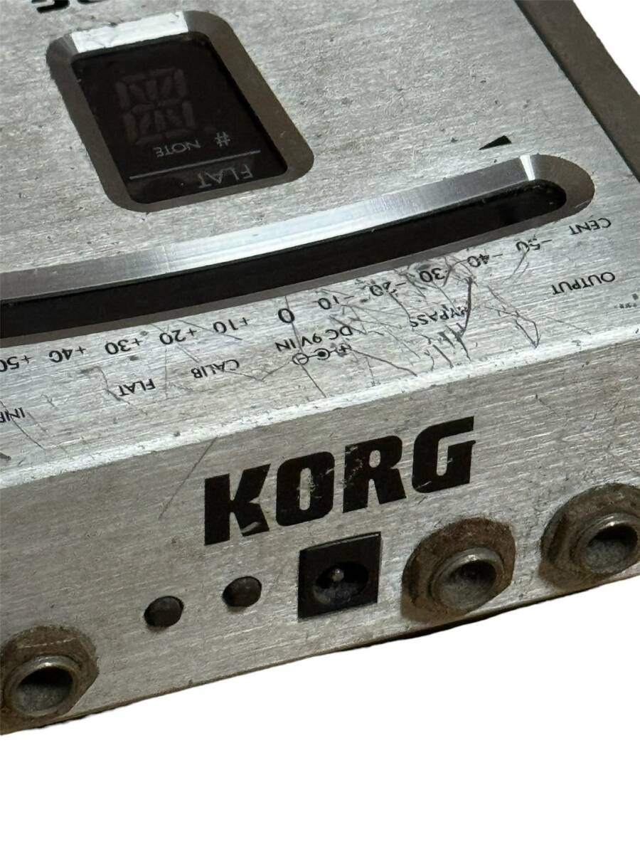 KORG コルグ DT-10 チューナー デジタルチューナー 音響機器 ギター ベース チューニング 通電確認_画像5