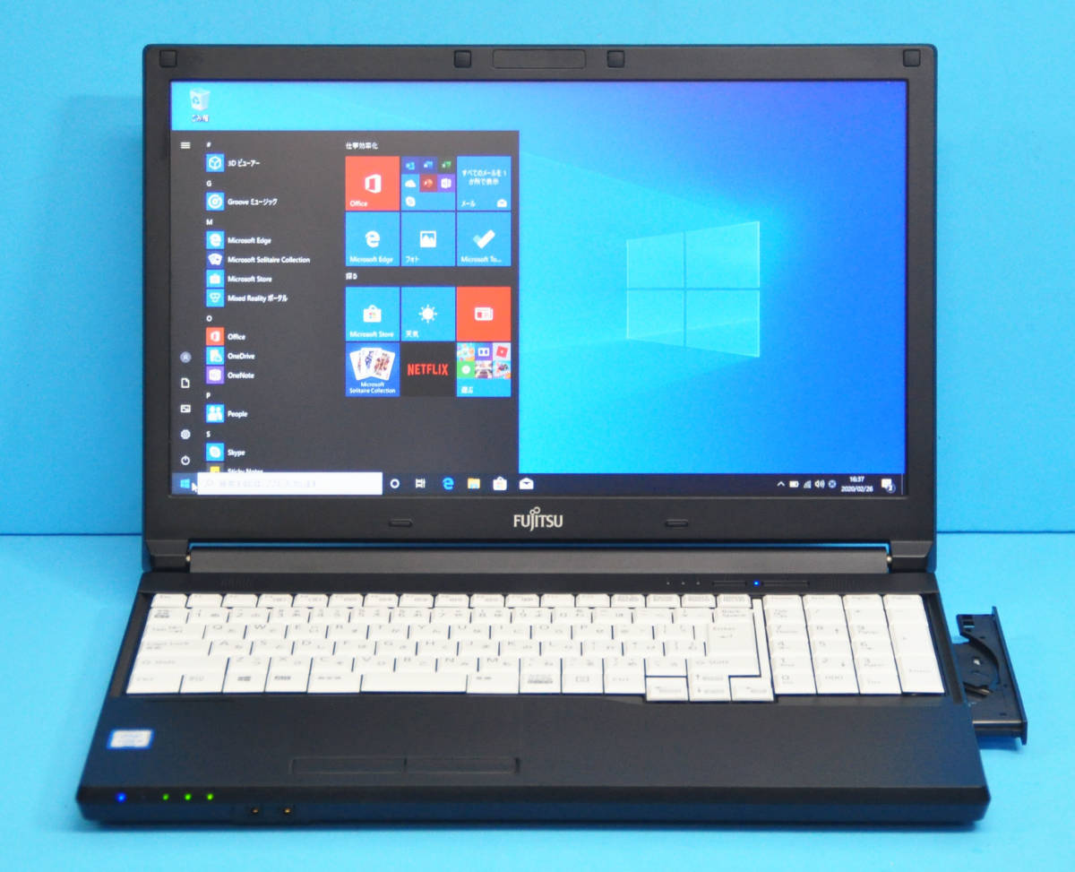 ♪ 良品 上位モデル 富士通 A577/R ♪ Core i5-7200U / メモリ8GB / HDD:500GB / マルチ / Wlan / テンキー / Office2019 / Win11_画像1