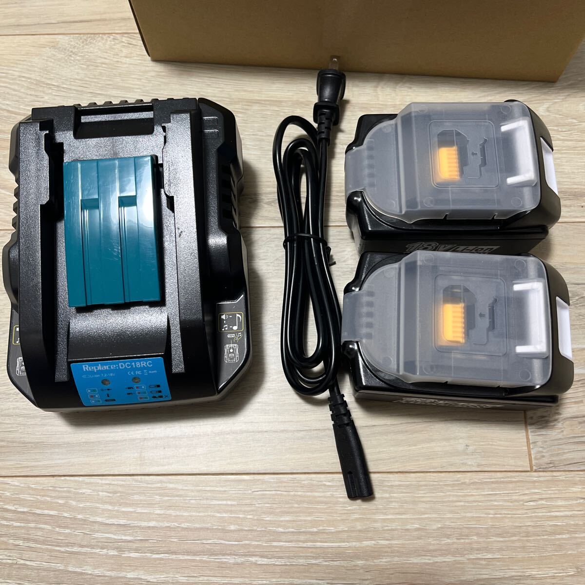 互換マキタ 18v バッテリー bl1860b DC18RC充電器 マキタ 14.4v-18v バッテリー充電用 マキタ バッテリー 18v DC18RC充電器セットの画像10