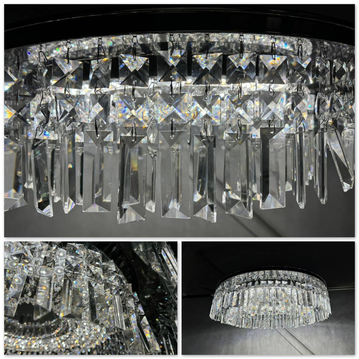 H787☆展示品☆Panasonic パナソニック シャンデリア LEDシーリングライト LGBZ2434 2019年製 天井直付型の画像2