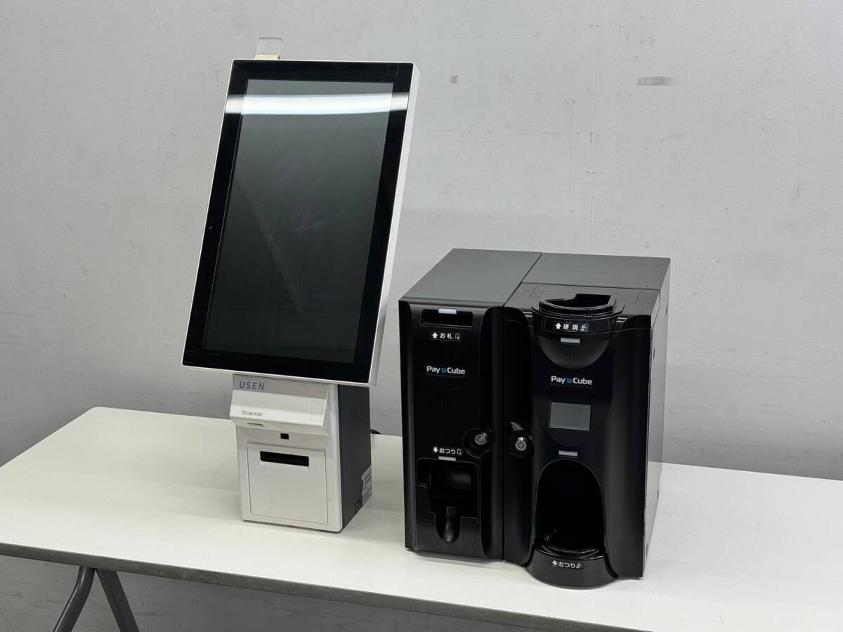 T717☆POSIFLEX 日本コンラックス セルフレジ KIOSK キオスク端末 PayCube EK-2100の画像1