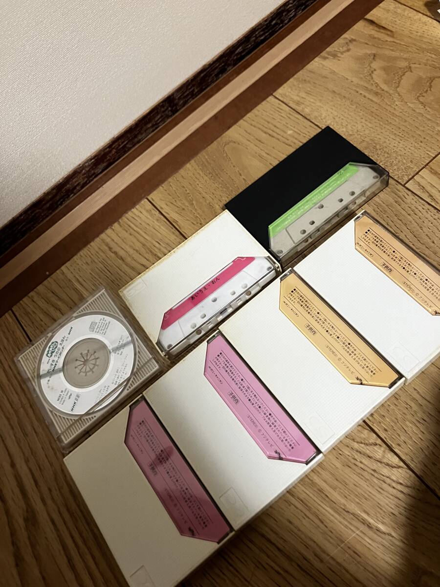 ひらけ！ポンキッキ・カセットテープ・ことば・かず・にこにこぷんCD・当時物・レトロ・ネオクラシック・90年代・送料無料_画像4