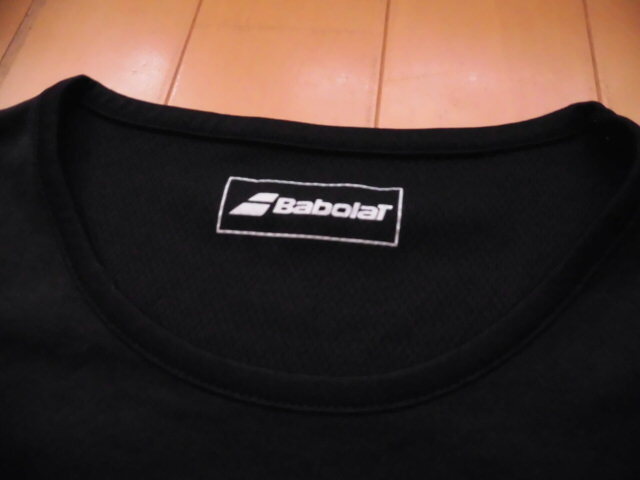 Babolat バボラ 半袖Tシャツ 黒_画像2