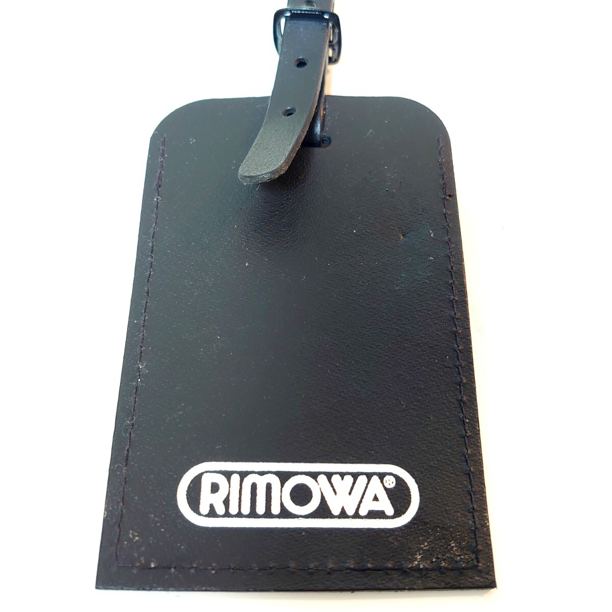 RIMOWA リモワ ロゴ ネームタグ  黒 スーツケース 付属品 ブラックの画像3