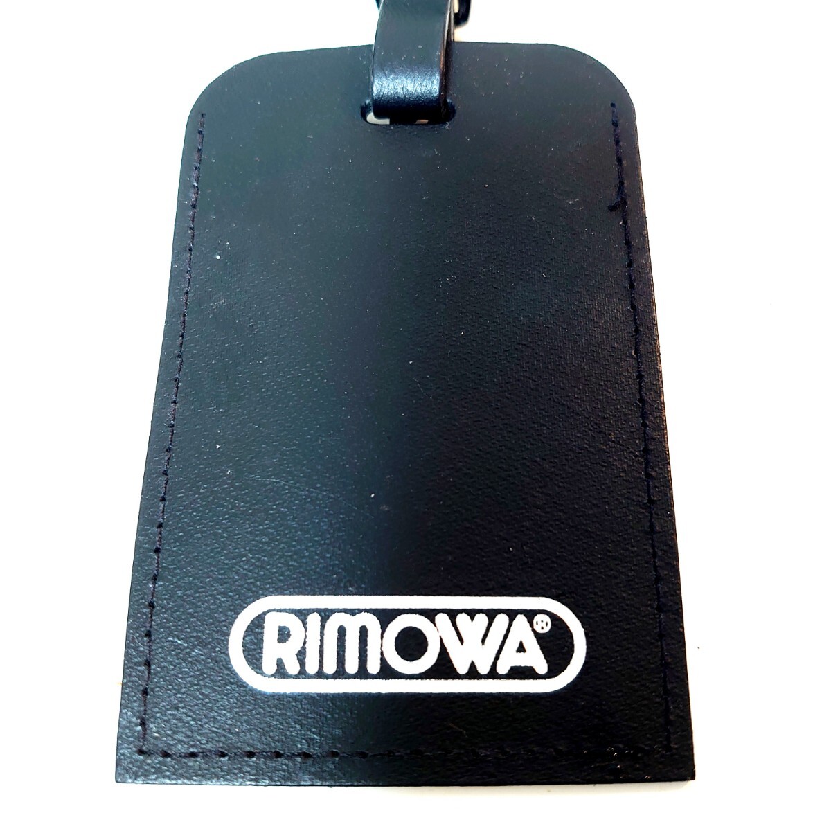 RIMOWA リモワ ロゴ ネームタグ  黒 スーツケース 付属品 ブラックの画像2