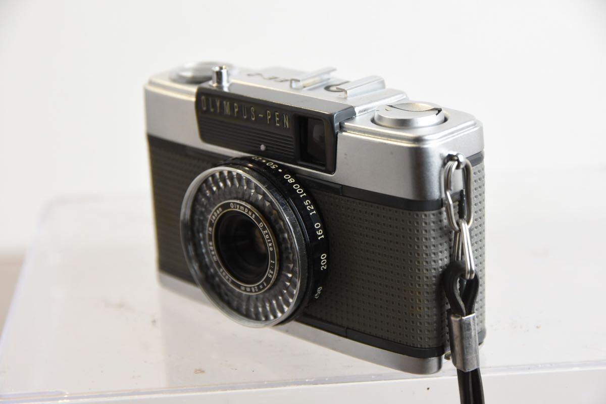 レンジファインダー フィルムカメラ OLYMPUS OLYMPUS-PEN EE-2 F3.5 28mm X24_画像7