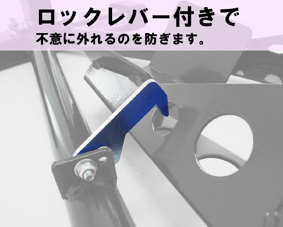 バイクスタンド フロントタイヤ固定用ブラック 【動画有り】 フロント ホイールクランプ 黒 TD7021-B【予約販売5月下旬入荷予定】_画像3