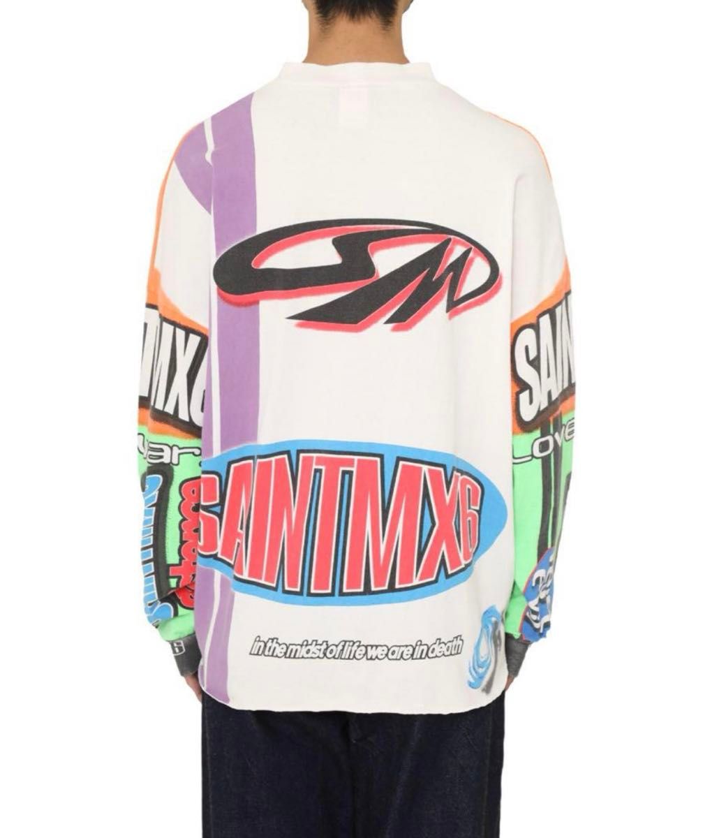 SAINT MICHAEL LS TEE / MOTOCROSS SAMPLE セントマイケル SAINT MICHAEL LS TEE / MOTOCROSS SAMPLE セントマイケル