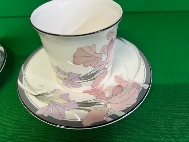 【931】NEW DECADE Noritake カップ&ソーサー2客（未使用品）_画像2