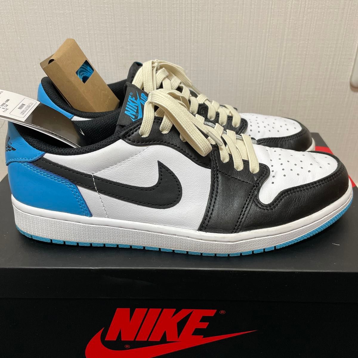 2足セット　28cm NIKE AIR JORDAN 1 LOW OG BLACK TOE & DARK POWDER BLUE