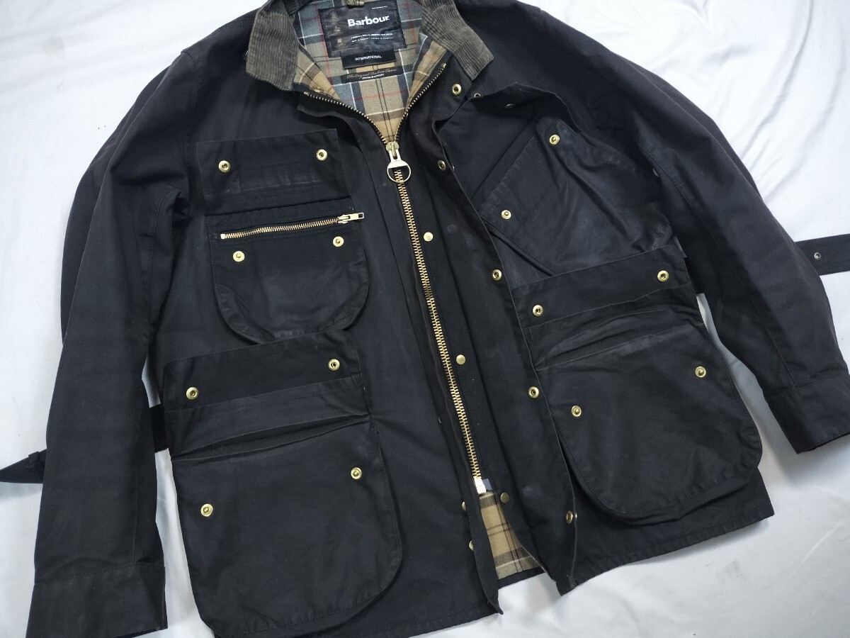 Vintage 00s Barbour international　c42バブアー インターナショナル オリジナル　ライダースジャケット