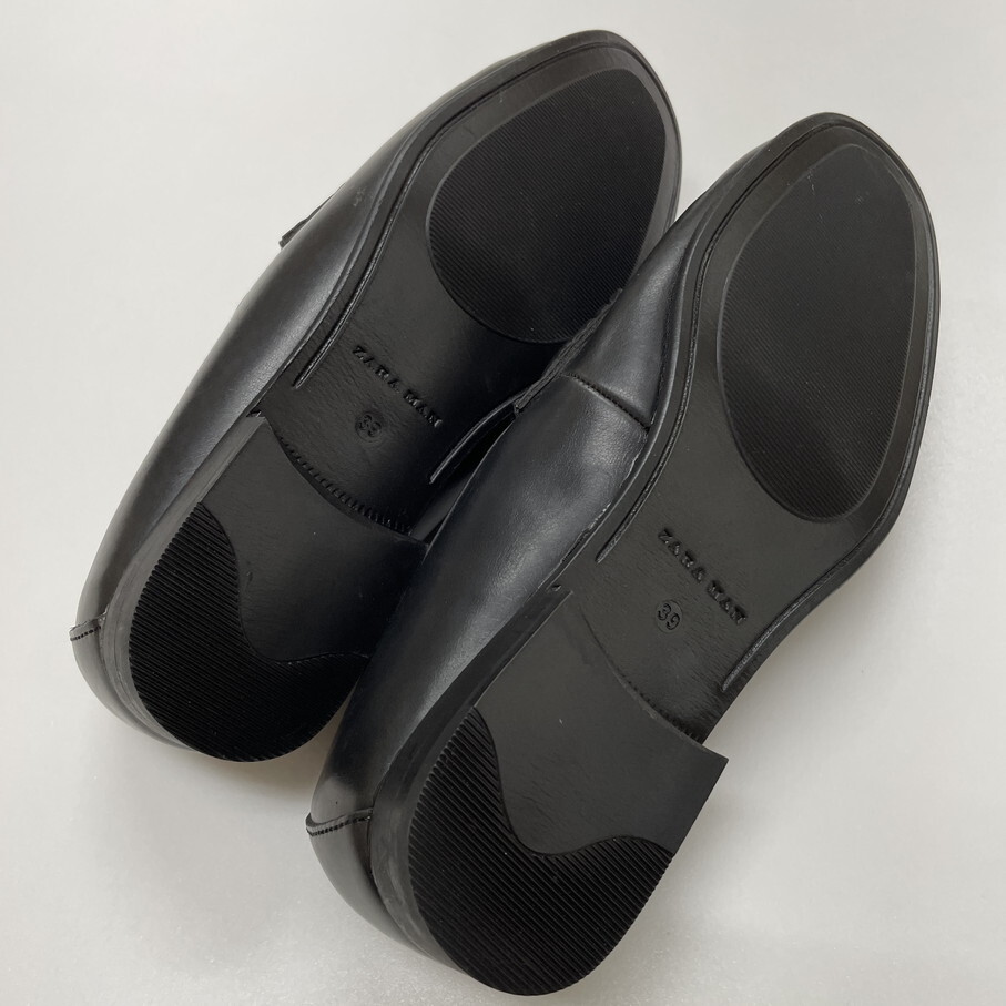 ZARA MAN ブラック ローファー オフィスカジュアル フォーマル ZARA MAN ブラック ローファー オフィスカジュアル フォーマル