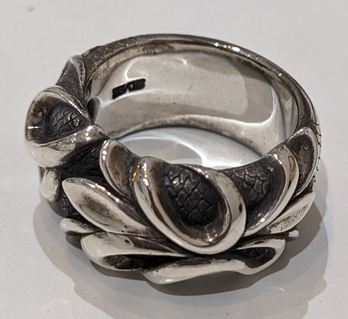 *Bloody Maryblati Marie Neptune ring mermaid collection SIREN approximately 17 number -18 number silver men's accessory 