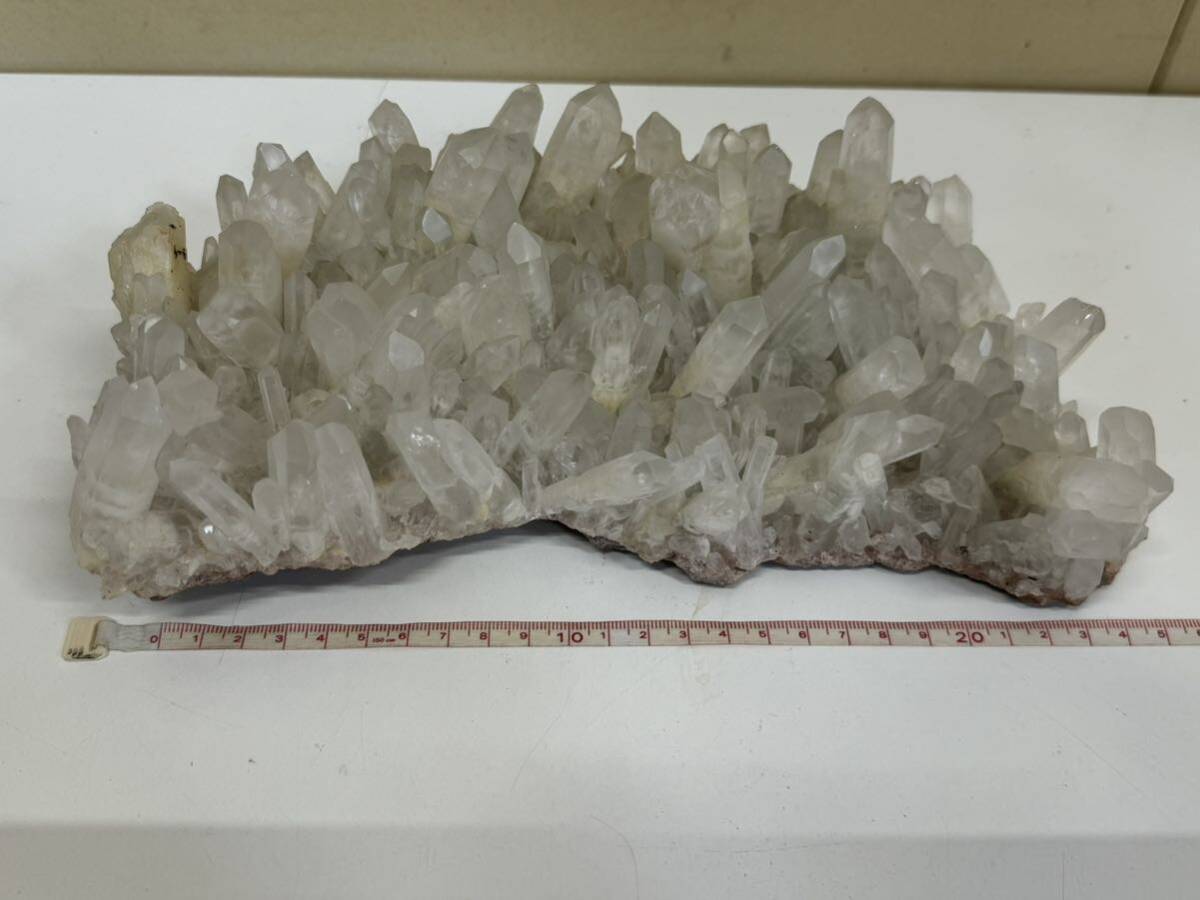 ●水晶 クォーツ クラスター 原石 天然石 水晶クラスター 鑑賞石 重量約2.95kg_画像8