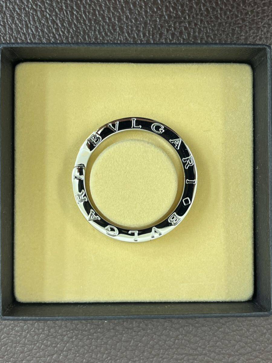 ◎BVLGARI ブルガリ キーリング ペンダントトップ ネックレストップ スターリングシルバー 925刻印有り レザーストラップ、ケース付属_画像2