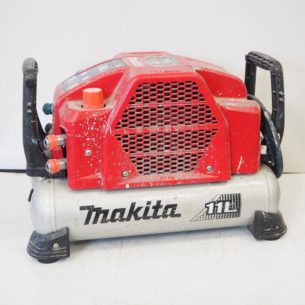 Th548321 マキタ 11L 高圧/一般圧 エアコンプレッサ AC462XL 赤 makita 中古の画像1